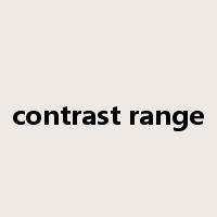 contrast range是什么意思