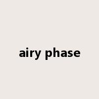 airy phase是什么意思