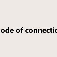mode of connection是什么意思