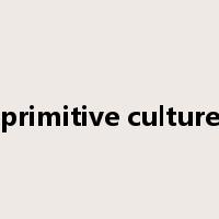primitive culture是什么意思
