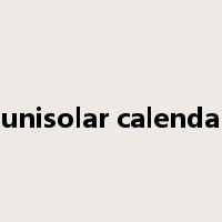 lunisolar calendar是什么意思