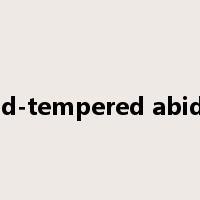 bulge & bad-tempered abideant finish是什么意思