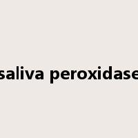 saliva peroxidase是什么意思