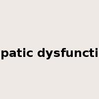 hepatic dysfunction是什么意思