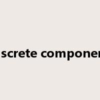 discrete component是什么意思