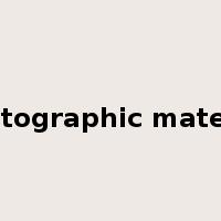 photographic material是什么意思