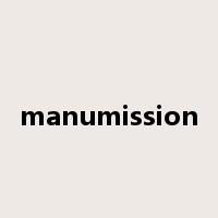 manumission是什么意思