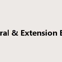 Agricultural & Extension Education是什么意思