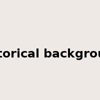 historical background是什么意思