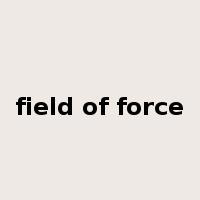 field of force是什么意思