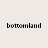 bottomland是什么意思
