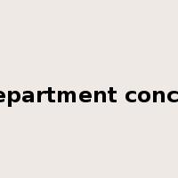 the department concerned是什么意思