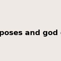 man proposes and god disposes是什么意思