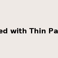Lined with Thin Paper是什么意思