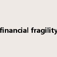 financial fragility是什么意思