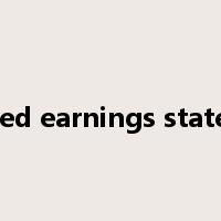 retained earnings statement是什么意思