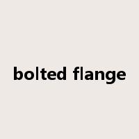 bolted flange是什么意思