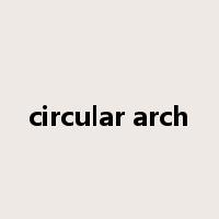 circular arch是什么意思