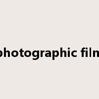 photographic film是什么意思