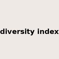 diversity index是什么意思