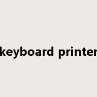 keyboard printer是什么意思