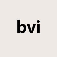 bvi是什么意思