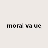 moral value是什么意思