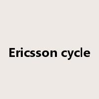 Ericsson cycle是什么意思