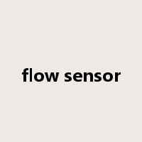 flow sensor是什么意思