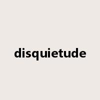 disquietude是什么意思