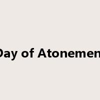 Day of Atonement是什么意思