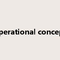 operational concept是什么意思