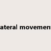 lateral movement是什么意思