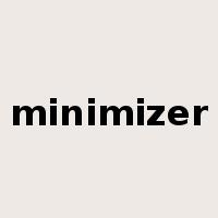 minimizer是什么意思