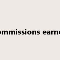 commissions earned是什么意思