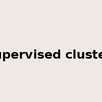 unsupervised clustering是什么意思