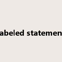 labeled statement是什么意思