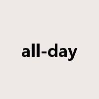 all-day是什么意思