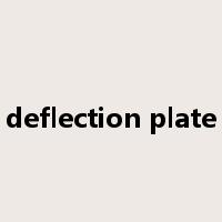 deflection plate是什么意思