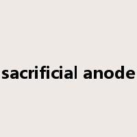sacrificial anode是什么意思