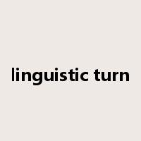 linguistic turn是什么意思