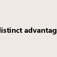 distinct advantage是什么意思