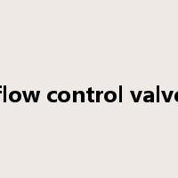flow control valve是什么意思