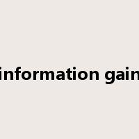 information gain是什么意思