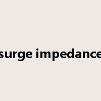 surge impedance是什么意思