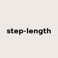 step-length是什么意思