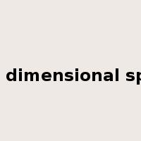 four dimensional space是什么意思