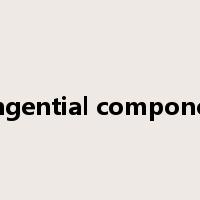 tangential component是什么意思