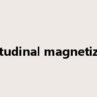 longitudinal magnetization是什么意思