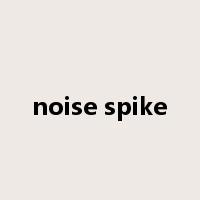 noise spike是什么意思